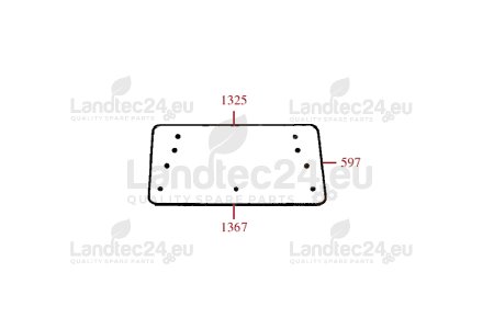 Kabinenfenster passend für CNH 5130388, Fiat